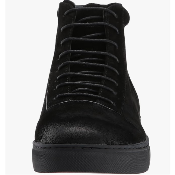 English Laundry Men Grundy Sneaker Boots 9.5 Black Suede NWT Chukka Combat Lace main image 5